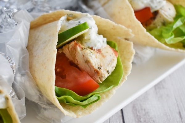 Chicken Souvlaki Wrap (FSP Hub)